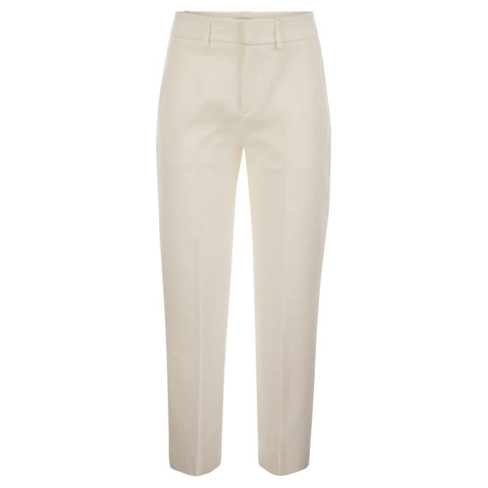 Dondup Women Loose Cropped Jersey Trousers - Meli